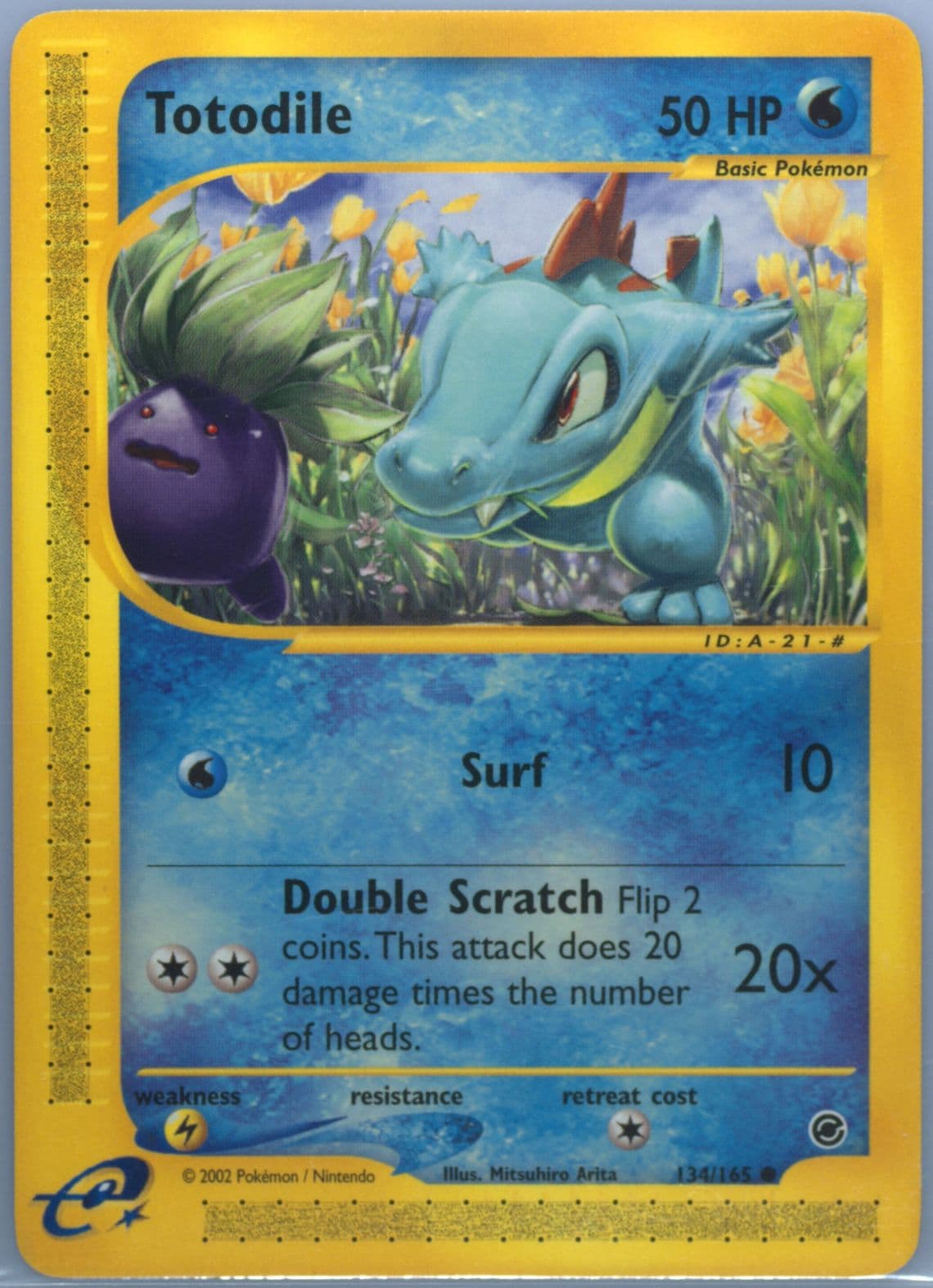 Totodile (134) 2002 Pokemon Expedition