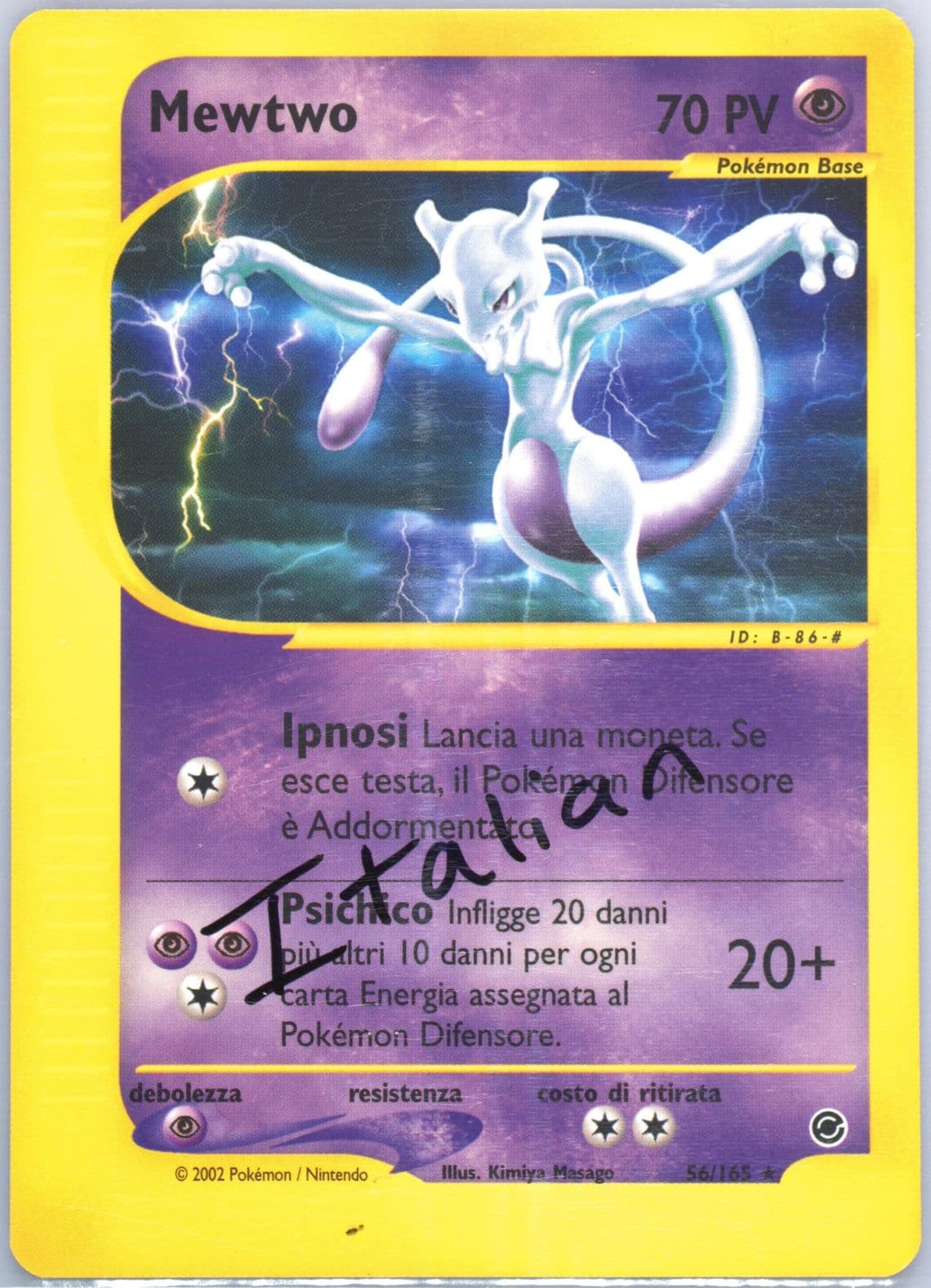 Mewtwo Italian (56) 2002 Pokemon Expedition