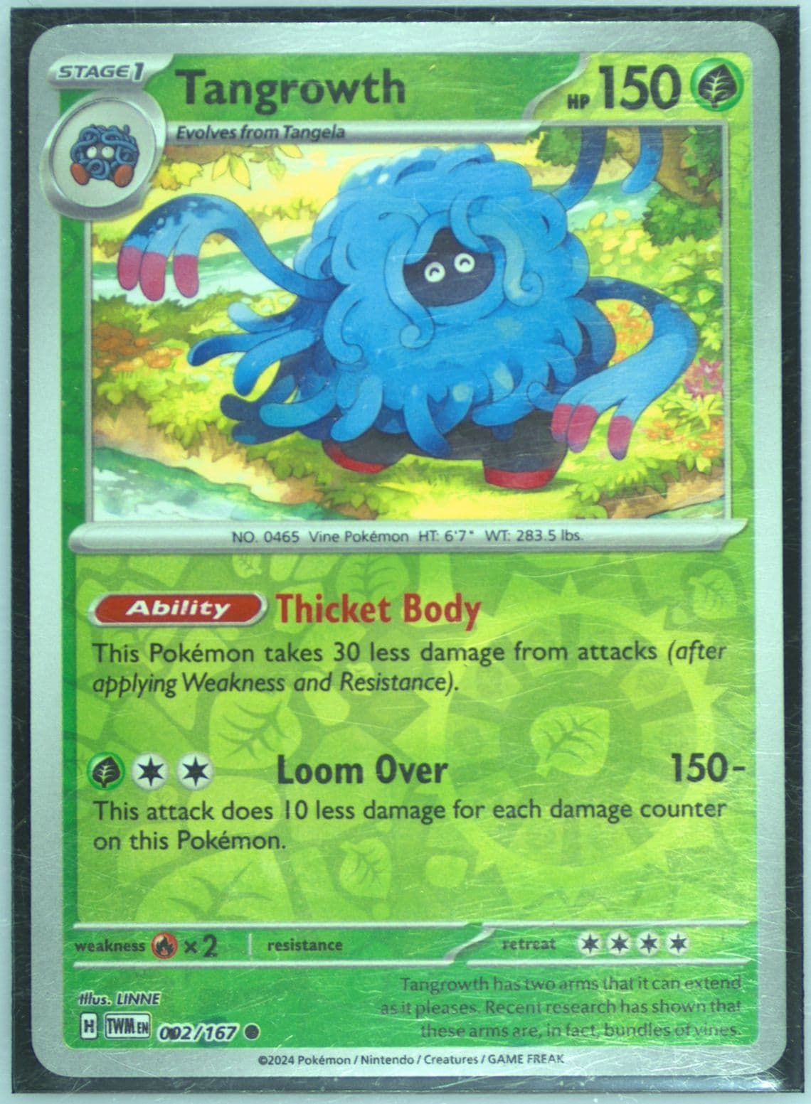 Tangrowth (002) 2024 Pokemon Twm EN-Twilight Masquerade