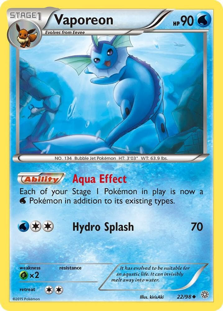 1999 vaporeon pokemon card Pokmon 1st 12/64 PSA 6 Cards in The Land Preserved in a tamper Sold at Auction: 1999 Pokemon