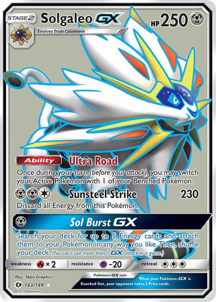 solgaleo and lunala pokemon cards TCG: Sun & Moon Guardians Rising, Bundle Of Two 60-Card Theme Decks Featuring A Holographic & : Toys & Games (You cant use more than 1 GX attack in a game.) Weakness / Resistance / Retreat Cost Celestial Guardians release time and