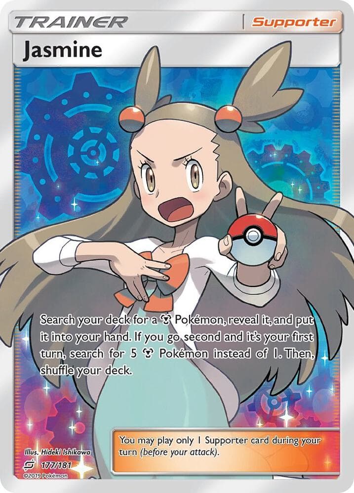 evelyn pokemon card 175/181 Full Art Ultra Rare Sun & Moon Team Up Nea Trainer Form Evelyn (175/181) Full Art Team