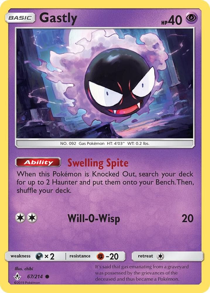 shiny gastly pokemon card - (47/108) Common Card Type Gastly | Crimson Invasion |