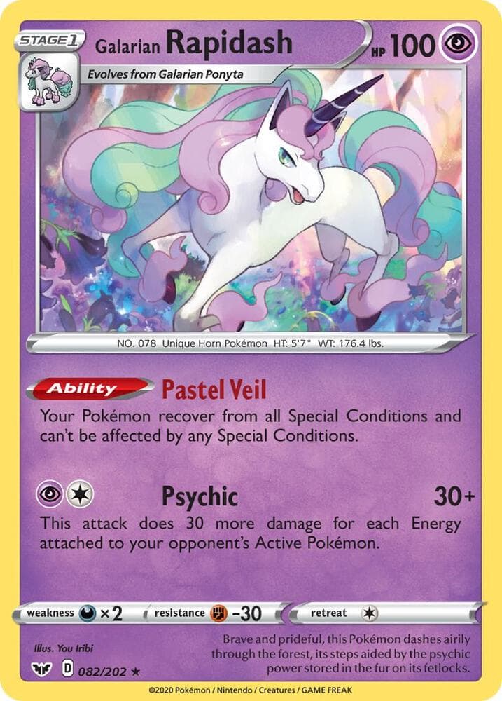 galarian ponyta pokemon card value Promo Card Type All Ponyta Galar Cards &