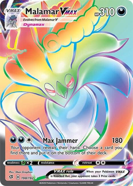 malamar v pokemon card value Darkness Darkness Malamar V 121/192 Rebel Clash