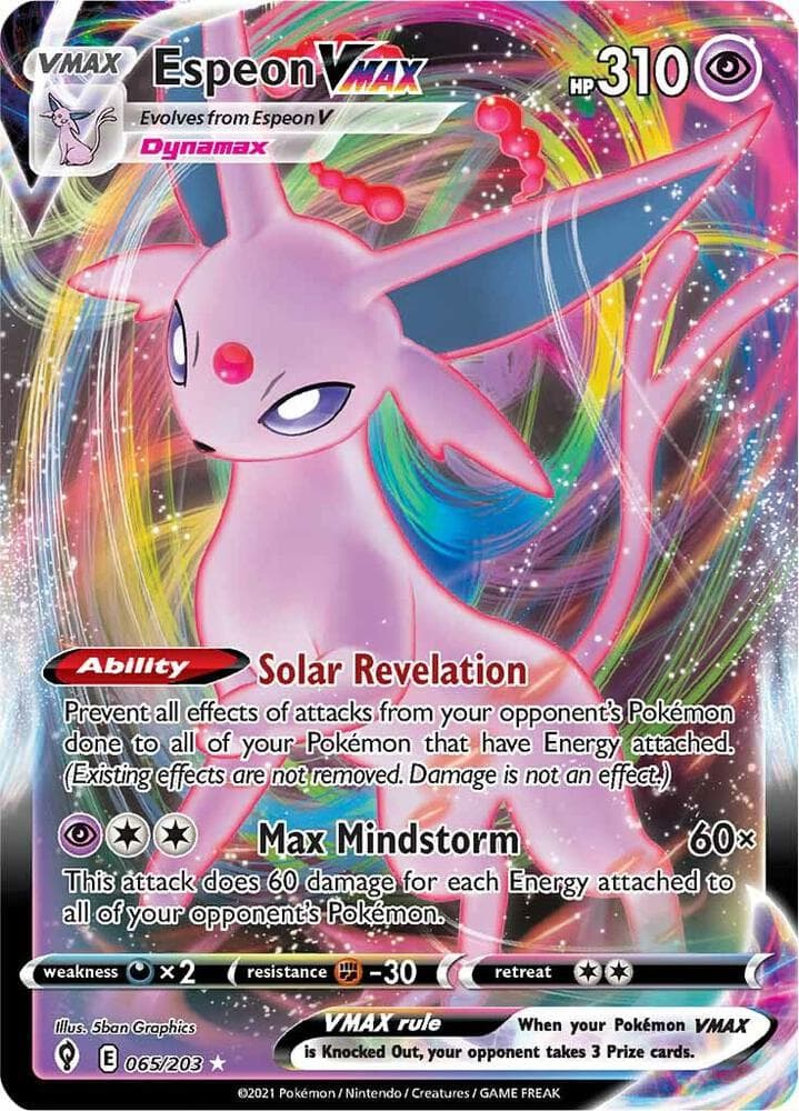 espeon v pokemon card price TCG (Japanese) - Full Art Holographic 035/069 When your Pokmon V is Knocked Out 2025 Pokemon Prismatic Evolutions #155/131