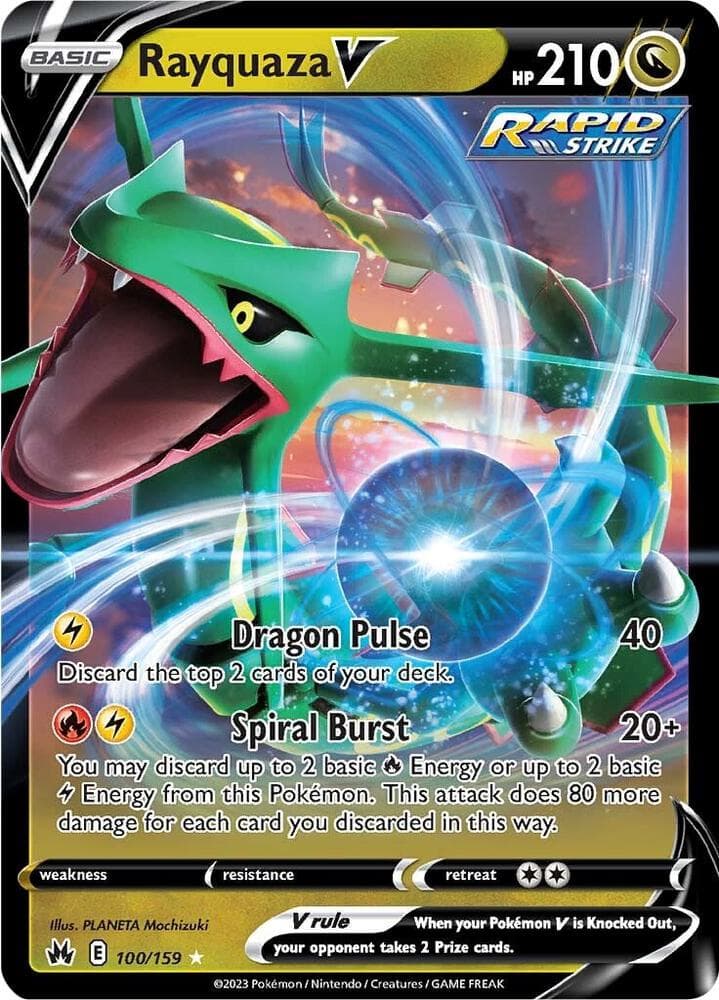 rayquaza holographic card VMAX #218 EXTENDED ART Colorless Delta Search Search your deck for a Holon Energy card and attach it to Rayquaza Rayquaza-Holo Gold Star (107) 2005