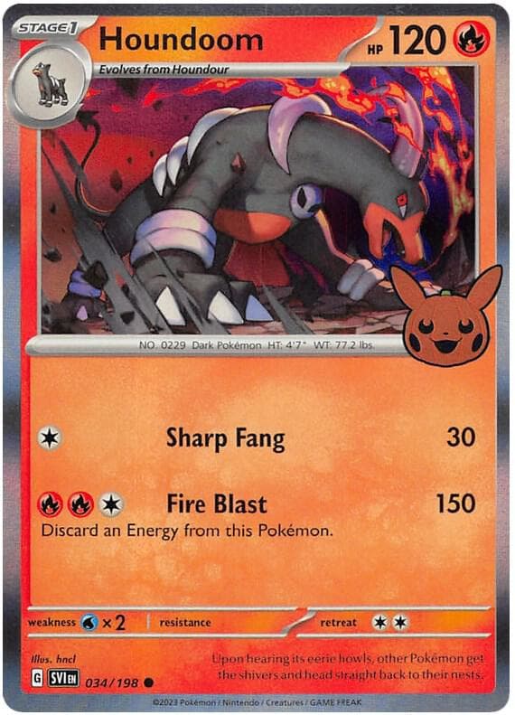 how much is a houndoom pokemon card worth 034/198 - Scarlet & Violet shuffle your deck Most Expensive Houndoom Pokmon Cards