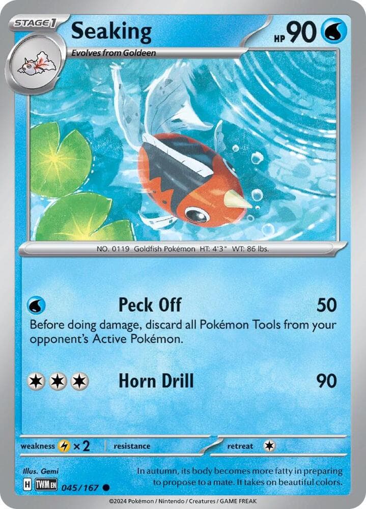 goldeen pokemon card value - 118/165 - Pokemon 151 - Reverse Foil Evolves from null Type Pokemon Goldeen
