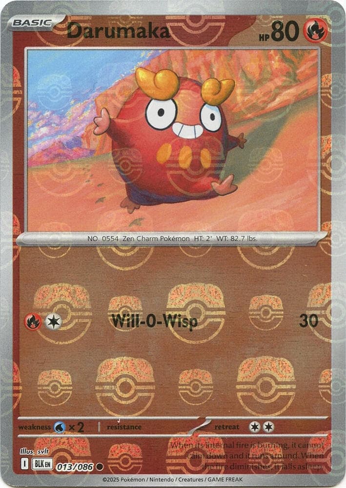 Darumaka (Master Ball Pattern)