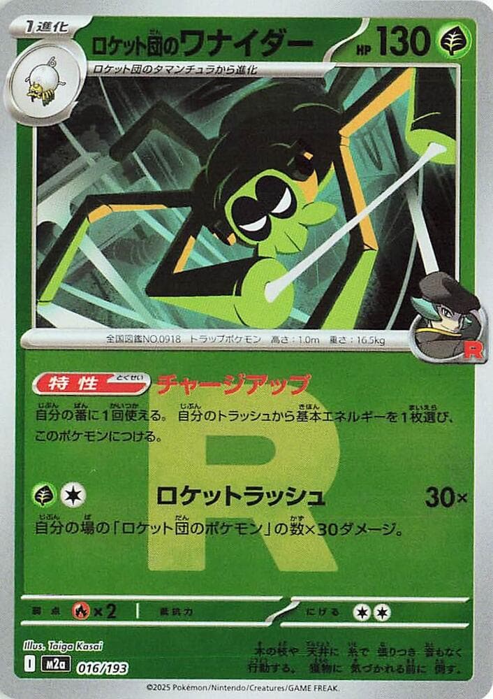Team Rocket's Spidops (Team Rocket Pattern)