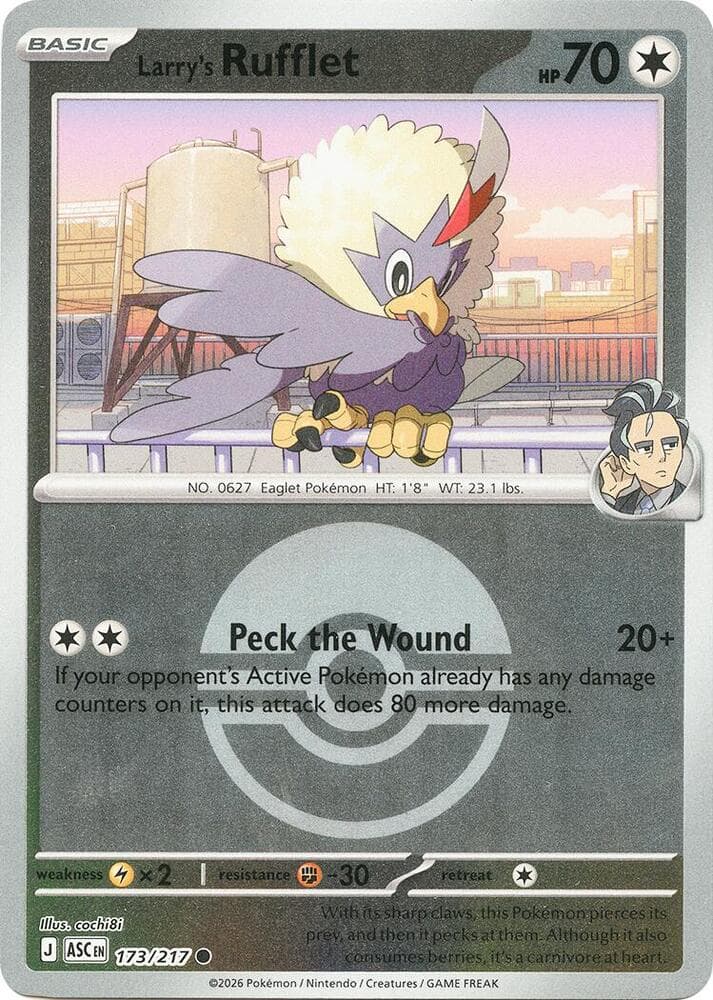 Larry's Rufflet (Poke Ball)