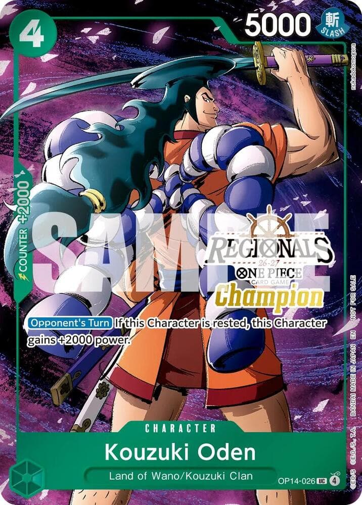 Kouzuki Oden (Regionals Champion Card Set 26-27 Vol.2)
