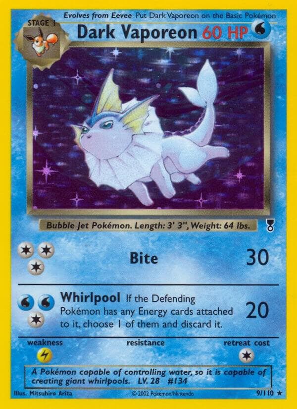 holographic vaporeon card Pokemon - V SWSH181 - Black Star Promo - Alterante Art Holo 9.5 Subgrades to your vault Vaporeon-Holo 1st Edition (12) 1999