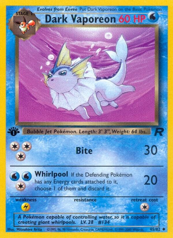 1999 vaporeon pokemon card - (12) - Jungle Card Number / Rarity 1999 Pokemon Jungle Vaporeon #12