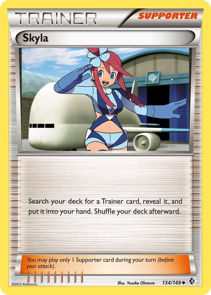 skyla pokemon card full art fake Custom Holographic PokeOricaSTCG end display Skyla Full Art Pokmon Trainer