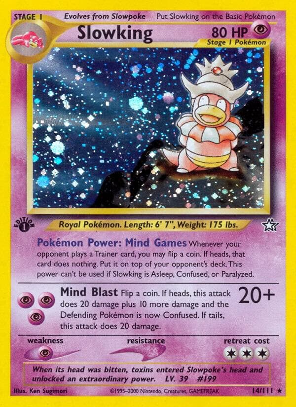shiny slowking pokemon card Galarian 098/198 - Chilling Reign Darkness Colorless Concoction Discard a card from your hand Galarian Slowking VMAX (Chilling Reign