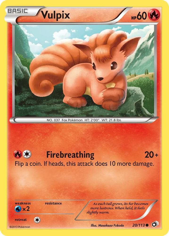 how much is a vulpix pokemon card worth - (14/108) - XY Evolutions - Reverse Holo 034/195 / Ultra Rare Card Type / HP / Stage Vulpix Price & Card Details